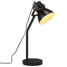 Petromila vidaXL Stolová lampa 25 W čierna 17x17x60 cm E27