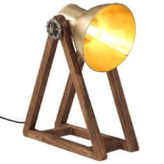 Petromila vidaXL Stolová lampa 25 W starožitná mosadzná 30x17x40 cm E27