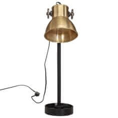 Petromila vidaXL Stolová lampa 25 W starožitná mosadzná 15x15x55 cm E27