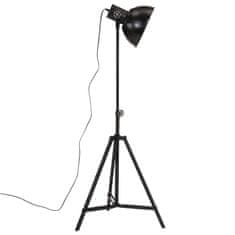 Petromila vidaXL Podlahová lampa 25 W čierna 61x61x90/150 cm E27