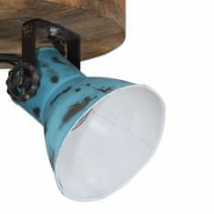 Petromila vidaXL Stropná lampa 25 W šmuhovaná modrá 35x35x25 cm E27