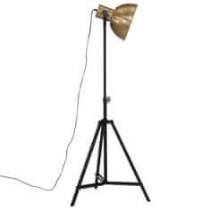 Petromila vidaXL Podlahová lampa 25 W starožitná mosadzná 61x61x90/150 cm E27