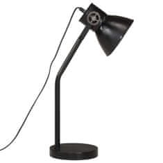 Petromila vidaXL Stolová lampa 25 W čierna 17x17x60 cm E27