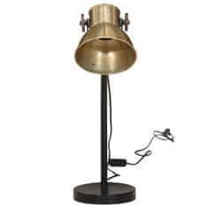 Petromila vidaXL Stolová lampa 25 W starožitná mosadzná 17x17x60 cm E27
