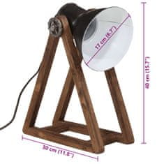 Petromila vidaXL Stolová lampa 25 W čierna 30x17x40 cm E27