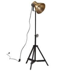 Petromila vidaXL Podlahová lampa 25 W starožitná mosadzná 35x35x65/95 cm E27