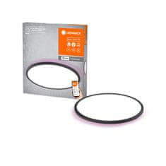 Osram LEDVANCE SMART plus Wifi Orbis Ultra Slim Backlight stropné svietidlo čierne 400mm RGB plus TW 4058075752801