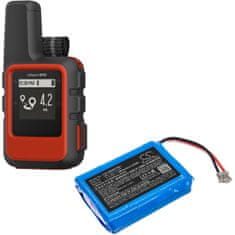 CameronSino Batéria pre Garmin Inreach Mini, Mini 2, 950 mAh, Li-Ion