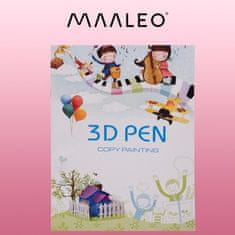 Maaleo Kniha so šablónami pre 3D pero Maaleo 22734 