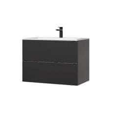 Kúpeľňová skrinka CAPRI COSMOS 821 - dub craft/čierny mat