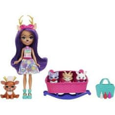 Mattel Bábika Enchantimals Danessa Deer s jelenčekom Sprint + prekvapenie