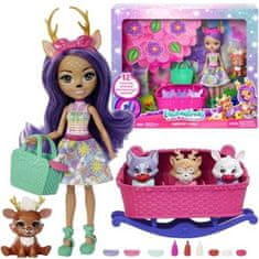 Mattel Bábika Enchantimals Danessa Deer s jelenčekom Sprint + prekvapenie