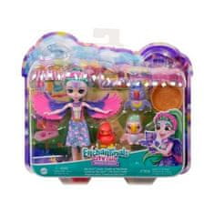 Mattel Bábika Enchantimals Filia Finch s rodinou papagájov