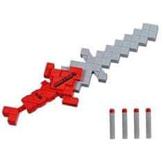 HASBRO NERF Minecraft Meč Hearstealer + 4 náboje