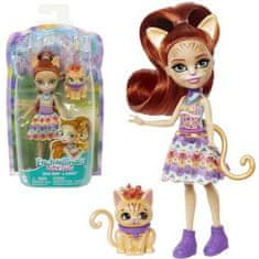 Mattel Enchantimals Bábika City Tails + mačička