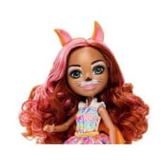 Mattel Bábika Enchantimals Filigree Fox s rodinou líšky Perk