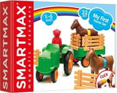 SmartMax Magnetická stavebnica Môj prvý traktor 22 dielikov