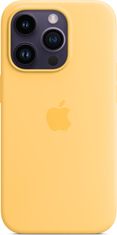 Apple iPhone 14 Pro Max Silicone Case with MS - Sunglow