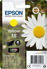 Epson Epson inkoustová náplň/ T1804/ Singlepack 18 Claria Home Ink/ Žlutá