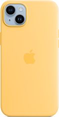 Apple iPhone 14+ Silicone Case with MS - Sunglow