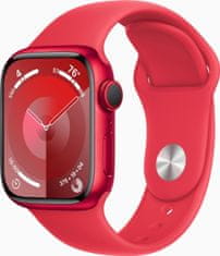 Apple Apple Watch Series 9 45mm (PRODUCT)RED hliník s (PRODUCT)RED sportovním řemínkem M/L