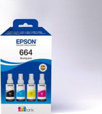 Epson Epson inkoustová náplň/ T66464A/ 664 EcoTank/ L120/ L310/ L305x/ L3060/ L3070/ L1300/ 4-colour Multipack