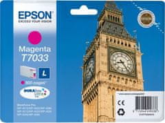 Epson Epson inkoustová náplň/ C13T70334010/ WP-4000/ 4500/ 800 stran/ Magenta