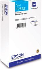 Epson Epson inkoustová náplň/ C13T754240/ WF-8090/ 8590/ 7 000 stran/ XXL azurová