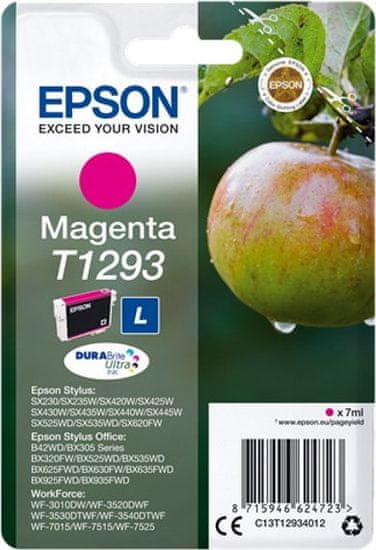 Epson Epson inkoustová náplň/ T1293/ Singlepack DURABrite Ultra Ink/ Magenta