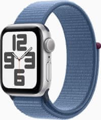 Apple Apple Watch SE/40mm/Silver/Sport Band/Winter Blue