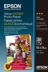 Epson Value Glossy Photo Paper 10x15cm 20 sheet