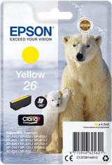 Epson Epson Singlepack Yellow 26 Claria Premium Ink
