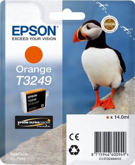 Epson Epson inkoustová náplň/ T3249 / Orange