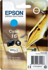 Epson Epson inkoustová náplň/ T1622/ Singlepack 16 DURABrite Ultra Ink/ azurová