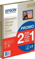 Epson fotopapír C13S042169/ A4/ Premium Glossy Photo / 2x15ks