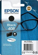 Epson inkoustová náplň Singlepack 408 DURABrite Ultra Ink/ C4810DTWF/ Černá