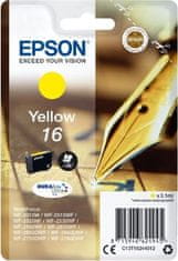 Epson Epson inkoustová náplň/ T1624/ Singlepack 16 DURABrite Ultra Ink/ Žlutá