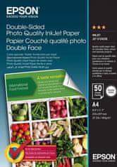 Epson Double-Sided Photo Quality Inkjet Paper,A4,50 sheets