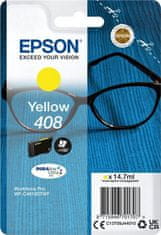 Epson inkoustová náplň Singlepack 408 DURABrite Ultra Ink/ C4810DTWF/ Žlutá