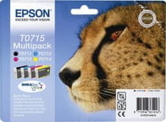 Epson Epson inkoustová náplň/ T0715/ Multipack T0715 DURABrite Ultra Ink/ 4x barvy