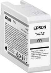 Epson Epson inkoustová náplň/ C13T47A700/ Singlepack Gray/ UltraChrome