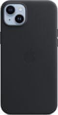 Apple iPhone 14+ Leather Case with MagSafe- Midnight