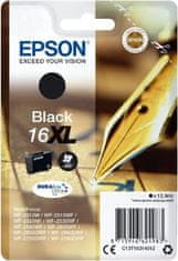 Epson Epson inkoustová náplň/ T1631/ C13T16314012/ Singlepack 16XL DURABrite Ultra Ink/ Černá