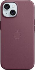 Apple iPhone 15 FineWoven Case with MS - Mulberry