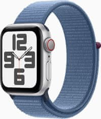 Apple Apple Watch SE Cell/44mm/Silver/Sport Band/Winter Blue