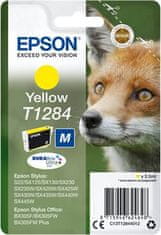 Epson Epson inkoustová náplň/ T1284/ Singlepack T1284 DURABrite Ultra Ink/ Žlutá