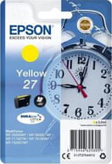 Epson Epson inkoustová náplň/ T2704/ Singlepack 27 DURABrite Ultra Ink/ Žlutá