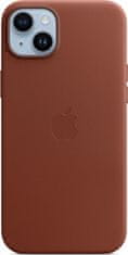 Apple iPhone 14+ Leather Case with MagSafe - Umber