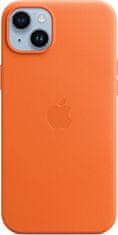 Apple iPhone 14+ Leather Case with MagSafe - Orange