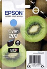 Epson Epson inkoustová náplň/ C13T02F24010/ 202 Claria Premium ax / Expression Premium XP-6000/ 4,1ml/ azurová